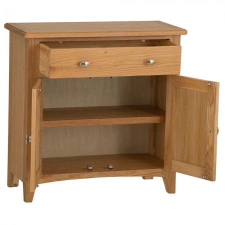 PPS Oak : Tủ Bếp Gỗ Sồi Mini - 2 Cánh + 1 Ngăn Kéo